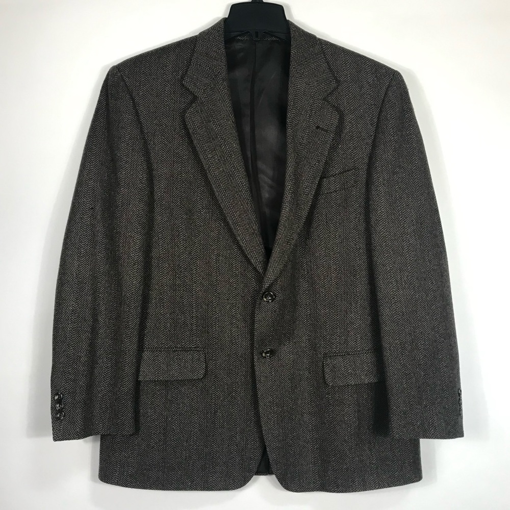 Cricketeer Sport Coat Lambswool & Wool Blazer Size 42 Reg